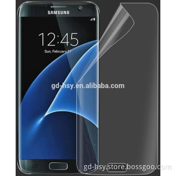 HUYSHE Mobile Spare Parts Samsung Galaxy S7 edge 3D PET Curved Perfect Fit Full Cover Film Screen Protector